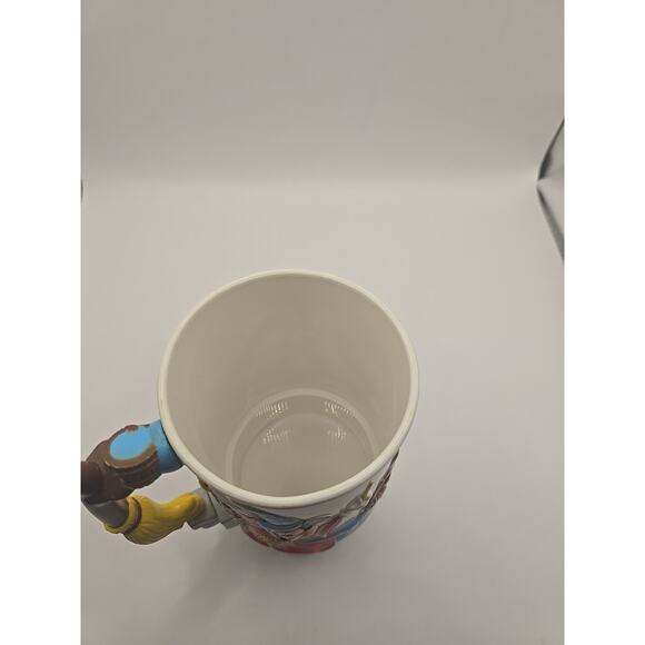 VTG 1990 Mickey Mouse Cup Mug WALT DISNEY WORLD ON ICE 3D PLASTIC Fantasia - Picture 5 of 5